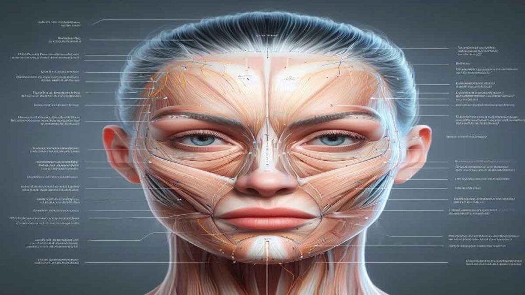 آناتومی صورت برای تزریق بوتاکس