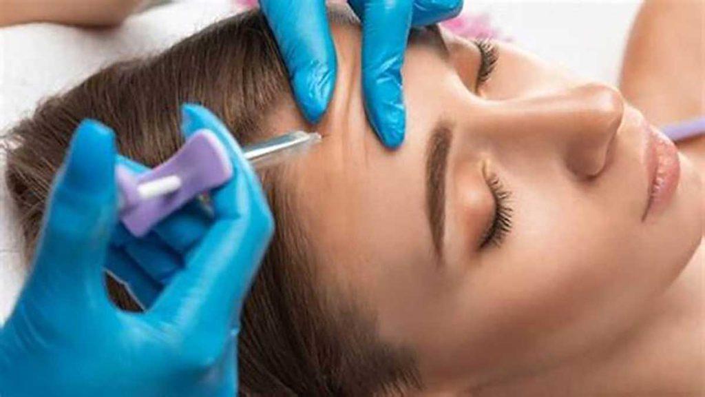 عوارض بوتاکس پیشانی