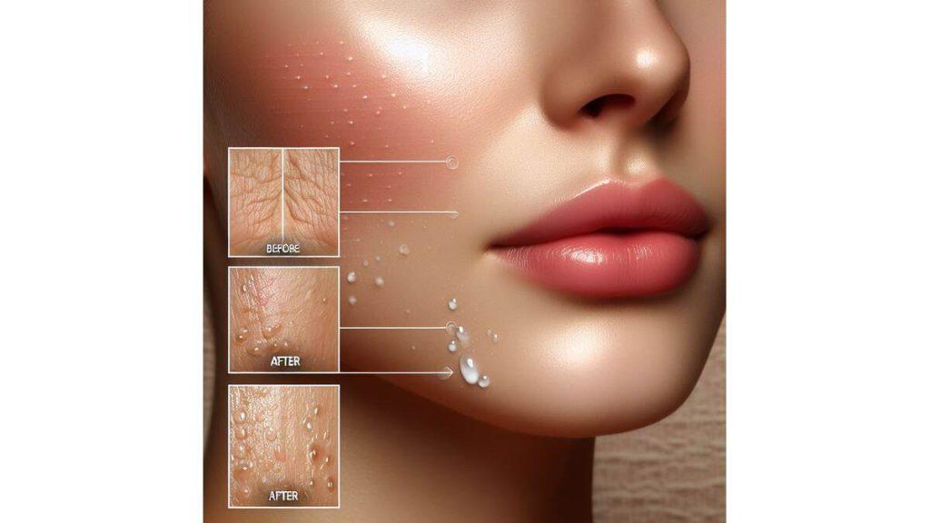 جوان سازی و هایفوتراپی پوست صورت دختر جوان